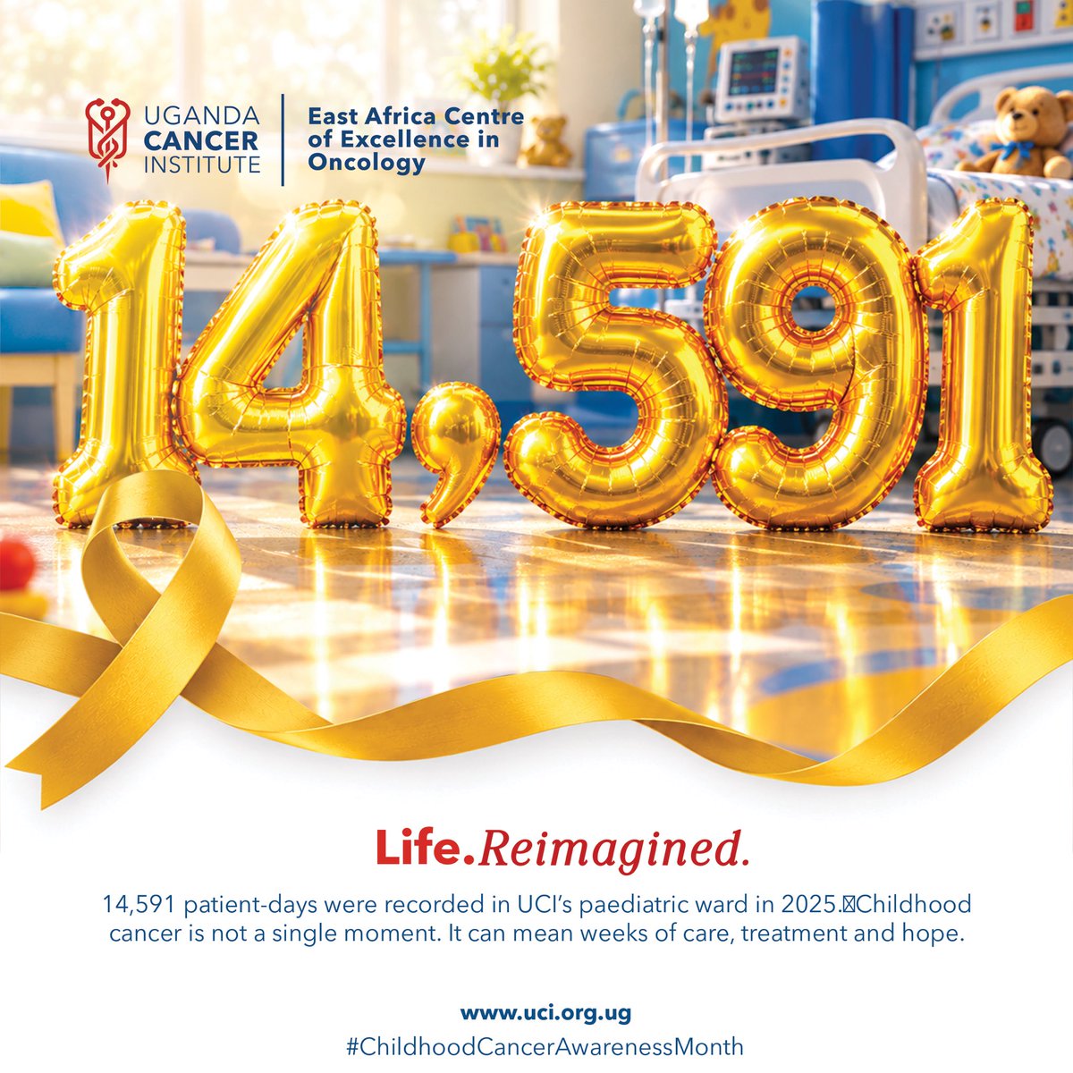 IamCarolPrimah's tweet photo. 14,591 days.

That’s how long children spent last year in UCI’s paediatric ward fighting cancer.

14,591 days of treatment, fear, courage and hope.

#GoldSeptember | #LifeReimagined https://t.co/cFqv3yGDN5