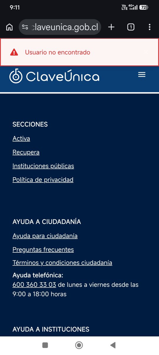 FERNANDEJORGE's tweet photo. @RegCivil_RM al intentar recuperar mi clave unica me arroja usuario no encontrado así es cuando no registro civil resguarda mis datos personales ?? Negándome ser reconocido??? Hasta jos de la perra se dan cuenta del daño que hacen infelices de mierda?? https://t.co/w8wiHXKnh3