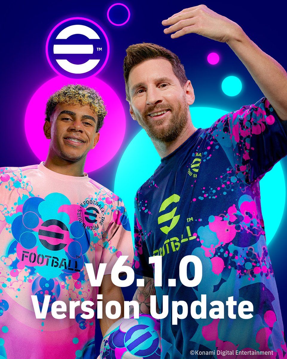 play_eFootball's tweet photo. [v6.1.0 Update Information]

More ways to develop your players! 🙌

Select Skill Tokens and Select Position Tokens are coming in v6.1.0, scheduled for release in October 2026!

■ Select Skill Tokens
Use 100 tokens to teach a player a skill of your choice.
■ Select Position Tokens
Use 100 tokens to give a player proficiency in a position of your choice.

(1/3)