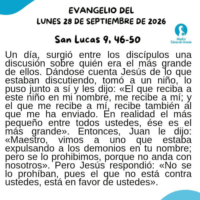 rorofsa10's tweet photo. «No se lo prohíban, pues el que no está contra ustedes, está en favor de ustedes». https://t.co/NYsjTu9IRn