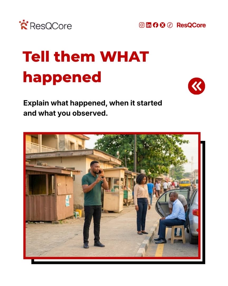 ResQCore's tweet photo. The ambulance is on its way but what information actually helps?

In the middle of an emergency, communication can feel overwhelming but a few clear details can significantly improve how responders prepare and respond. https://t.co/GZKXi6uxzO