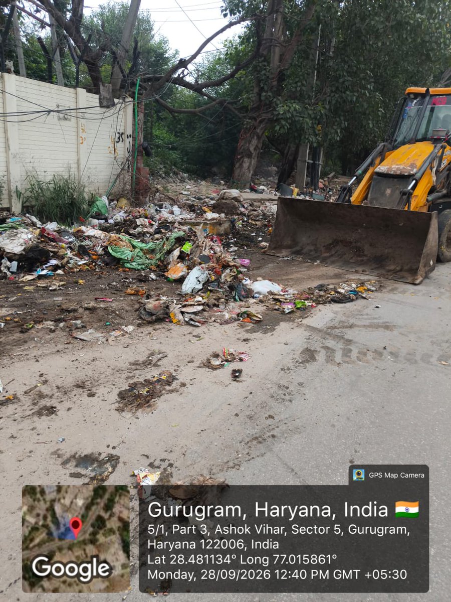 MunCorpGurugram's tweet photo. @sudhirkumar096 Respected Citizen, the issue has been addressed. Citizens are requested to kindly help maintain cleanliness in the public places and avoid littering. Thank you for your cooperation.
@CPCB_OFFICIAL @CAQM_Official https://t.co/iwVT6yGLMD