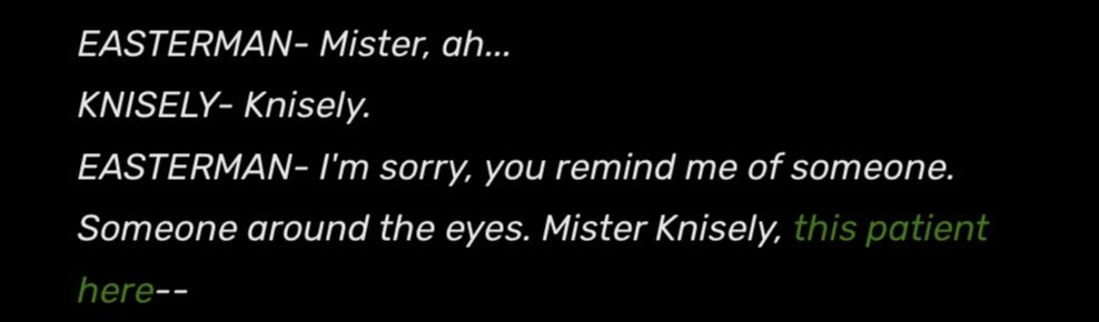 marcylienes's tweet photo. bouncing off of this i just find hendricks interest in knisely so interesting esp the fact that its implied that he reminds him sm of clyde … and then he basically tries to provoke him multiple times #wutdatmean https://t.co/y2b9rgbxOg