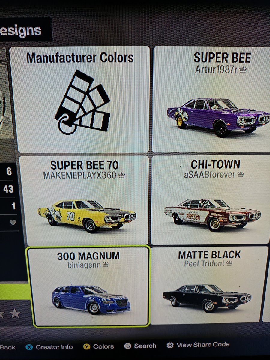 DemonicDriver's tweet photo. @Stevio2175 @forza_support Hey stevio found this  when I was looking for a paintjob for my superbee. https://t.co/PBRVoosL6m