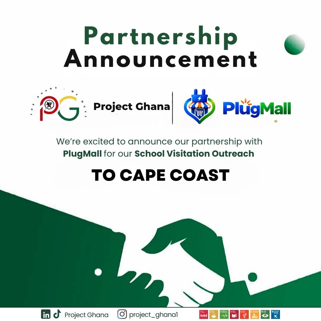 project_ghana1's tweet photo. We proudly announce our lead partner for our Outreach - PLUGMALL π
Actively check out Plugmall here β¬οΈ:
https://t.co/97JwyfowIm
Safest platform to shop in Ghana today! Verified & trusted! π₯
#CentralProjectGhana #PlugMall #CapeCoastOutreach #ForGhanaWeMove #Ghana https://t.co/0CF8dRxImh