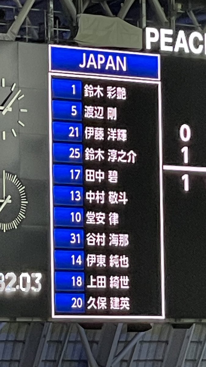 ageshow's tweet photo. やったぁ！代表デビュー！

横浜から来た甲斐があったよ〜🥹

#谷村海那
#fmarinos
#SAMURAIBLUE
#サッカー日本代表 https://t.co/MYdN2OLDC6