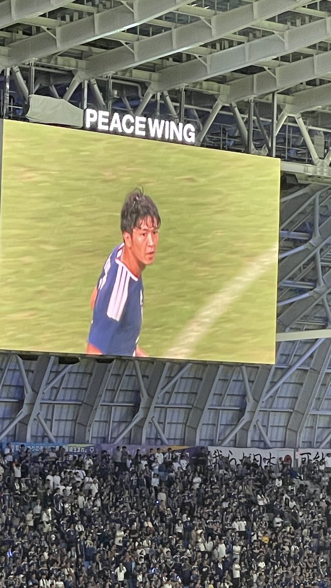 ageshow's tweet photo. やったぁ！代表デビュー！

横浜から来た甲斐があったよ〜🥹

#谷村海那
#fmarinos
#SAMURAIBLUE
#サッカー日本代表 https://t.co/MYdN2OLDC6