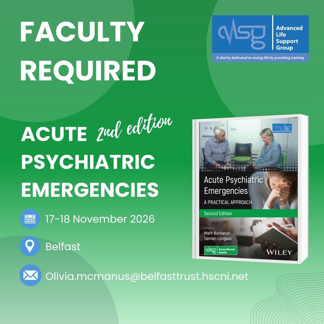 _ALSG_'s tweet photo. Calling all APEx instructors, please can you help with teaching in Belfast? They need further faculty for their course on 17-18 November. Please email: olivia.mcmanus@belfasttrust.hscni.net if you are able to help. https://t.co/Afv5wZMLQk