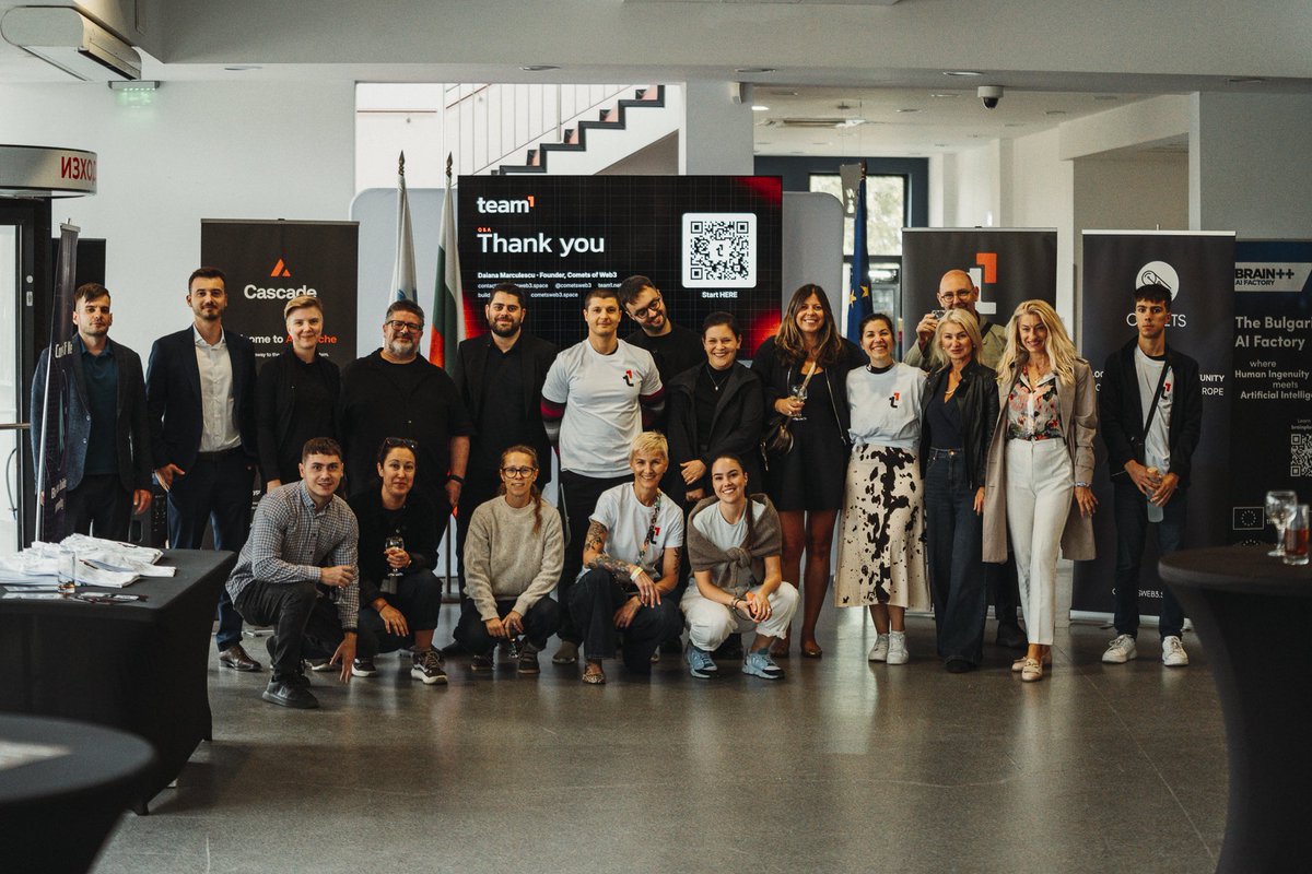 AvaxTeam1's tweet photo. Team1 Connect at ETH SofΓa π§π¬
Excited to kick off our first ever meetup in Bulgaria with the local community and builders https://t.co/S7pKsXt1ck
