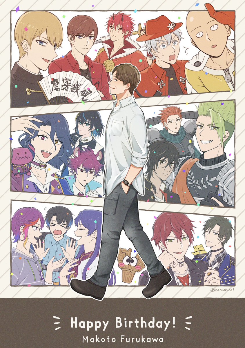 maruchico1's tweet photo. #古川慎誕生祭2026 (再掲)
古川さん、お誕生日おめでとうございますーー！！🎉
3rdライブとっても楽しみです💜🦁 https://t.co/V29g7Enmvn