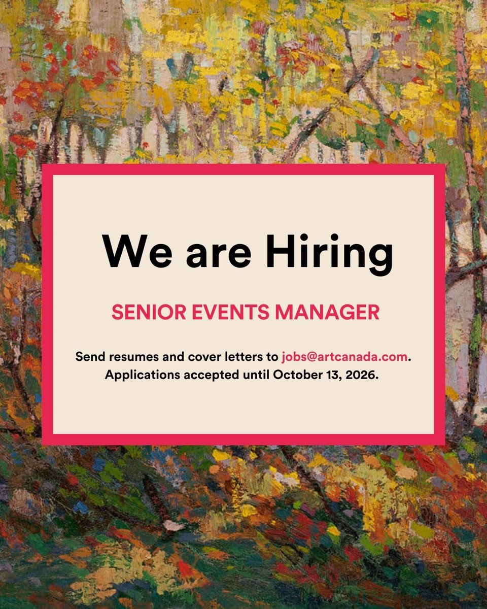 artcaninstitute's tweet photo. ACI is looking for a Senior Events Manager to take ownership of a busy and varied events portfolio.

Part-time (remote + in-person)
15-20 hrs/week for peak months at $700-$1,400 per week
 6-10 hrs/week for lighter months at $360-$385 per week
Learn more: https://t.co/ndttcScq5o https://t.co/GaWsKjDjzS