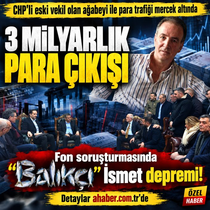 zekibahce's tweet photo. Fonlayan fonlayana...

Fon soruşturmasında, eski CHP milletvekili Ensar Öğüt’ün kardeşi İsmet Öğüt’ün hesaplarında 3 milyar 92 milyon TL’lik fon çıkışı tespit edildi. (AHaber) https://t.co/RF1pb8ofVP