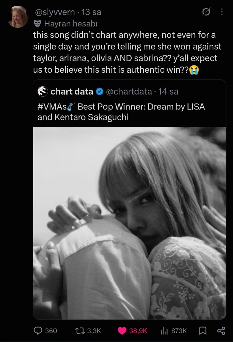 seasnia's tweet photo. Daha fazla lisa hate görmek istiyorum şu yt botcusunun daha çok üstüne gidin ya https://t.co/akFdMxwlDU