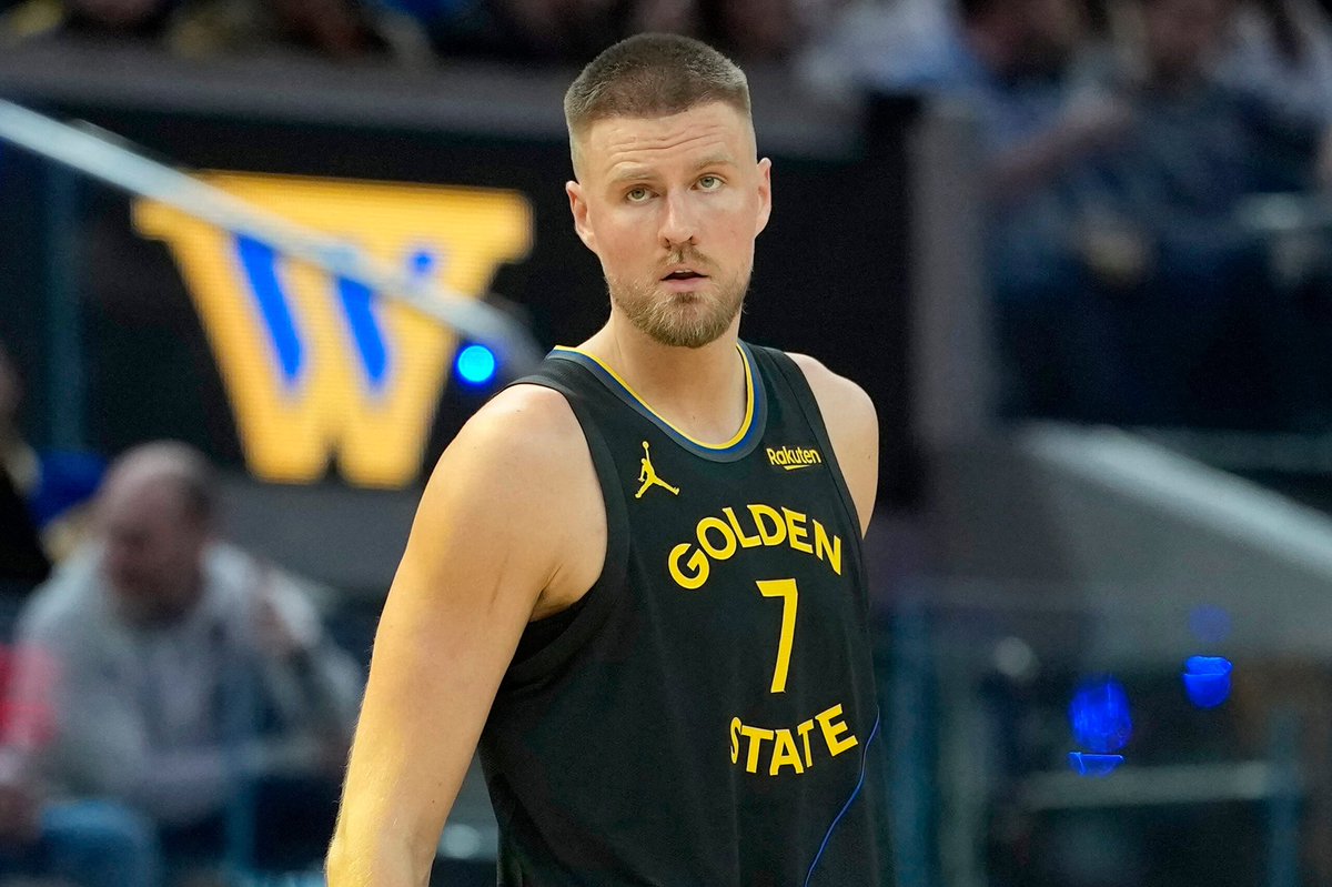 TheWarriorsTalk's tweet photo. Warriors GM Mike Dunleavy announced that Kristaps Porzingis is sidelined indefinitely due to a health issue. https://t.co/dFUYydmmv4