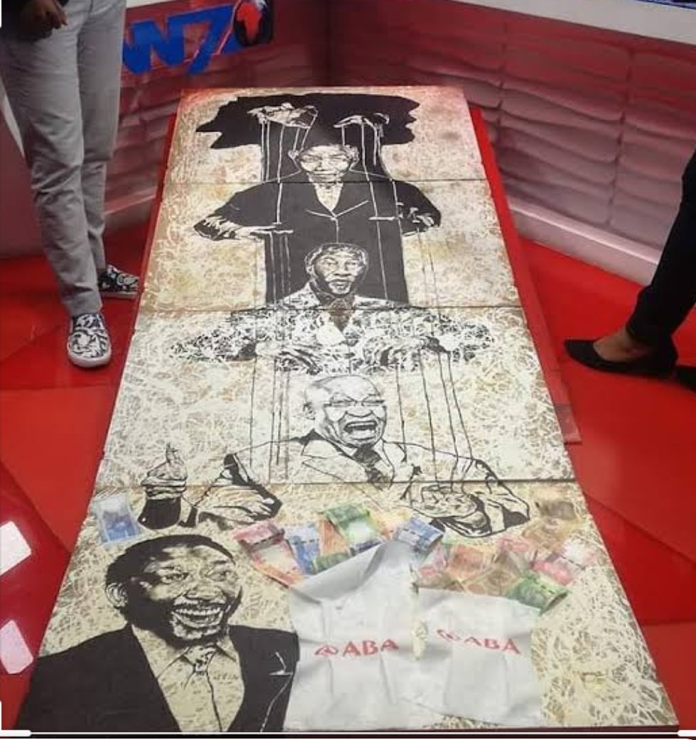 mondliart1's tweet photo. That is why I always say, whether the revolution will be televised or not,let it be known that I painted it first!✌🏽

Titles: " #NithiUbaniOcaptured ";" Bambelela"( sold ); " The Greeks were wrong Atlas is a Woman ";" I am because We Are " (sold)
Artist: #MondliTheArtivistKunene https://t.co/t08FC1kmtd