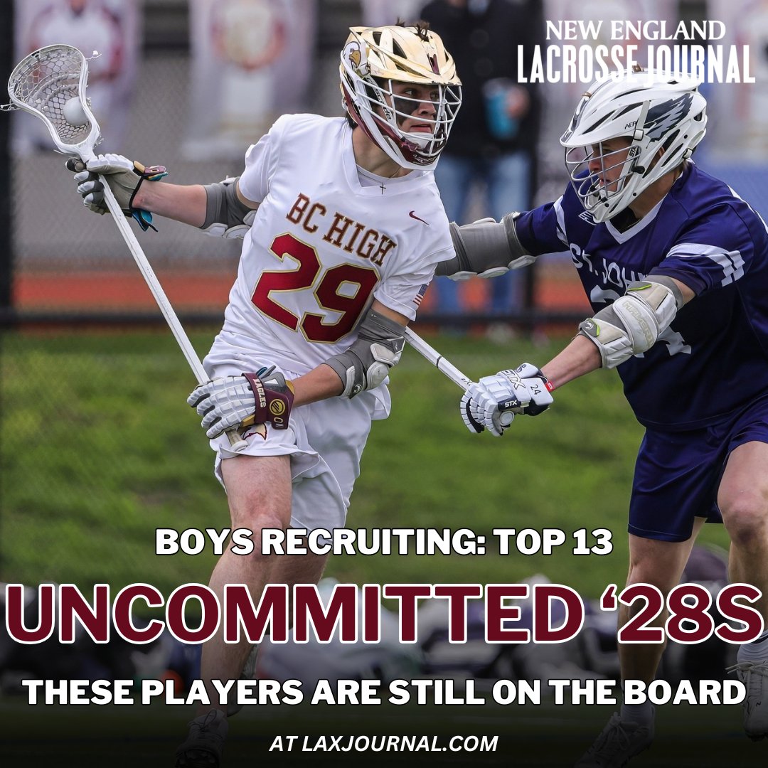NELaxJournal's tweet photo. Who are the top '28s still available at this point in the recruiting window?

@cookejournalism highlighted 13 players to know:
https://t.co/sEKwDnpiA5 https://t.co/xBGtrRjRJI