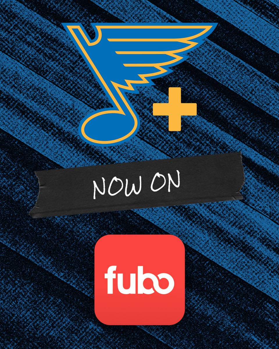 StLouisBlues's tweet photo. Blue Note+ is coming to @fuboTV! 📺

INFO: https://t.co/UZQlm4qtYS
