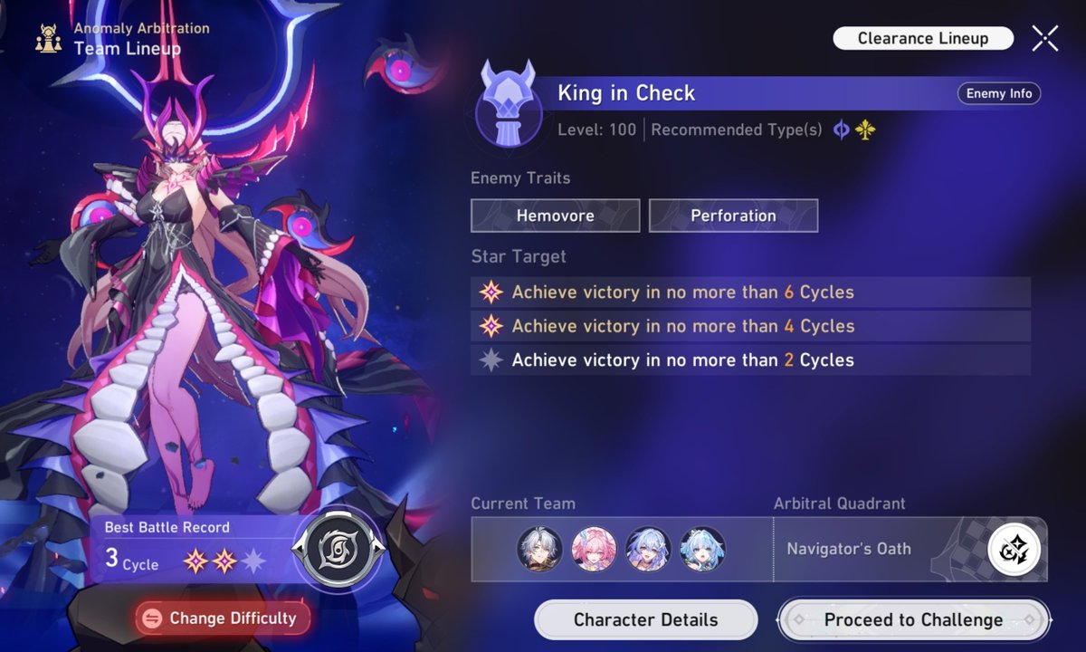 reed_apologist's tweet photo. hey so are you supposed to deal with her HP draining mechanic, bc i think brute forcing it with E2 phainon's ridiculous max HP and self-healing wasn't the intended answer...... https://t.co/ZEcFlazMVZ