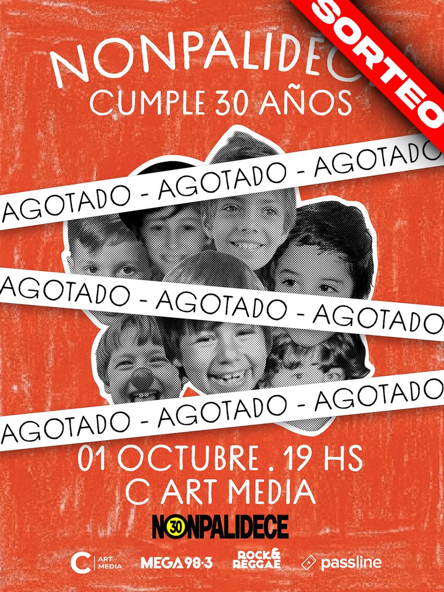 PelaGatosReggae's tweet photo. Tremendo sorteo para los 30 años de @nonpaoficial en el C ART Media este jueves 
Participa: https://t.co/kZy7s9do3i https://t.co/PTgAeCPHJe