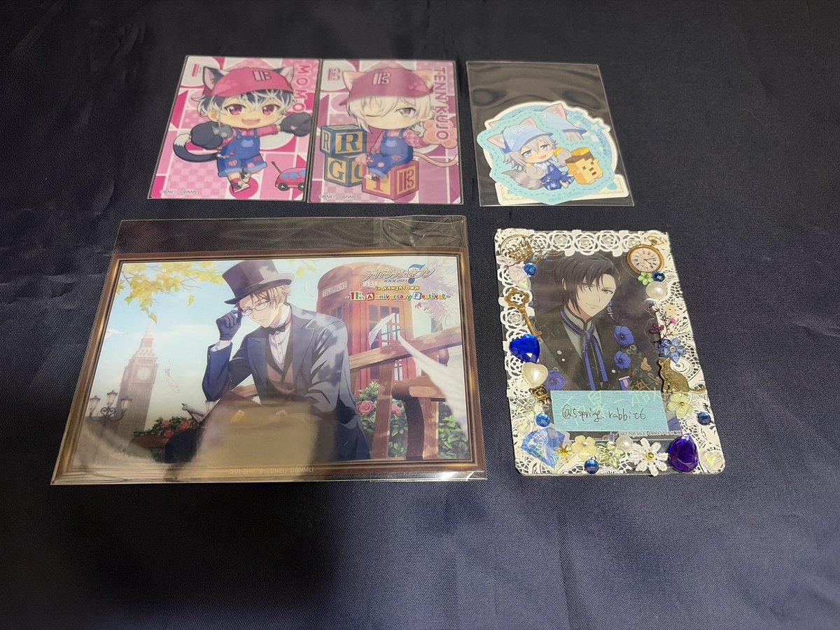 5spring_rabbit6's tweet photo. [交換] アイナナ｜ナンジャタウン｜ミニゲーム｜特典

[譲]⇒環.天.龍之介.百

[求]ステッカー⇒トウマ
ミニゲームC賞⇒一織.悠.トウマ(いずれか)
クリカ⇒悠.トウマ

※初回ﾘﾄﾘﾝ必読
郵送のみ
お気軽にお声掛けください🙏 https://t.co/voUfzy3m6b