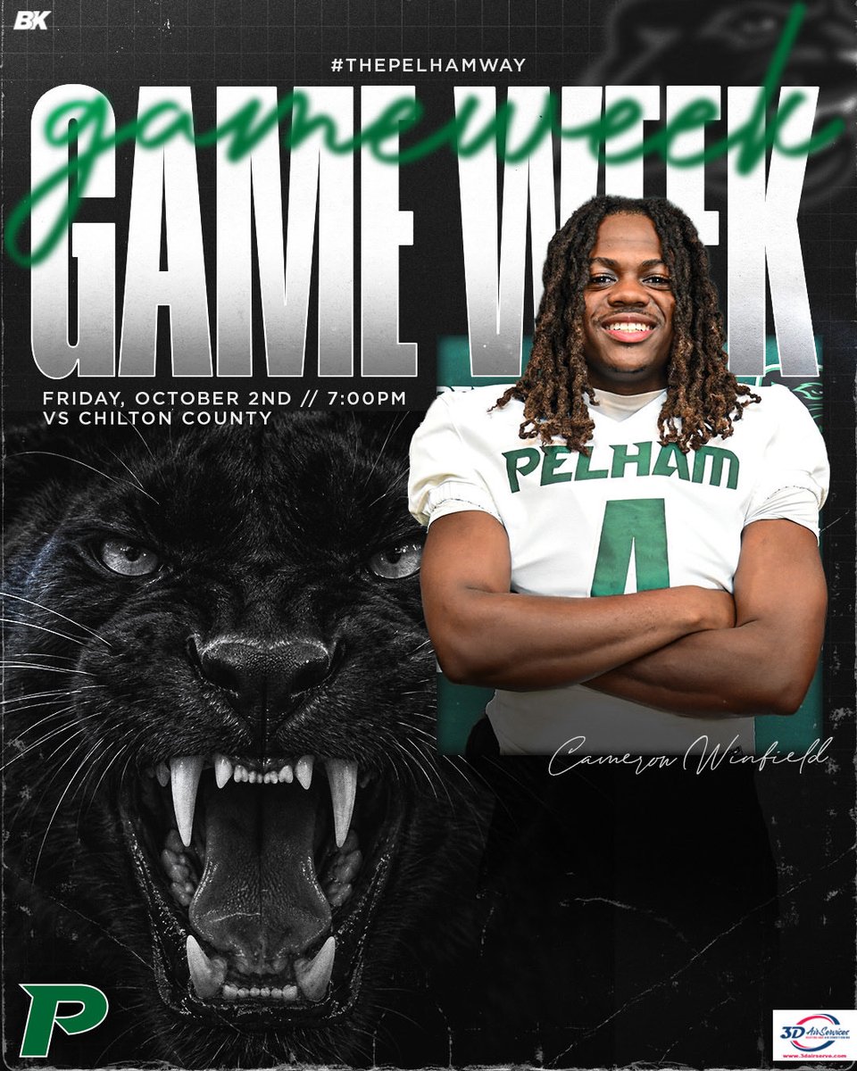ThePelhamWayFB's tweet photo. It’s game week Panthers nation!! 🚨🏈 https://t.co/p2MnNAM5ca