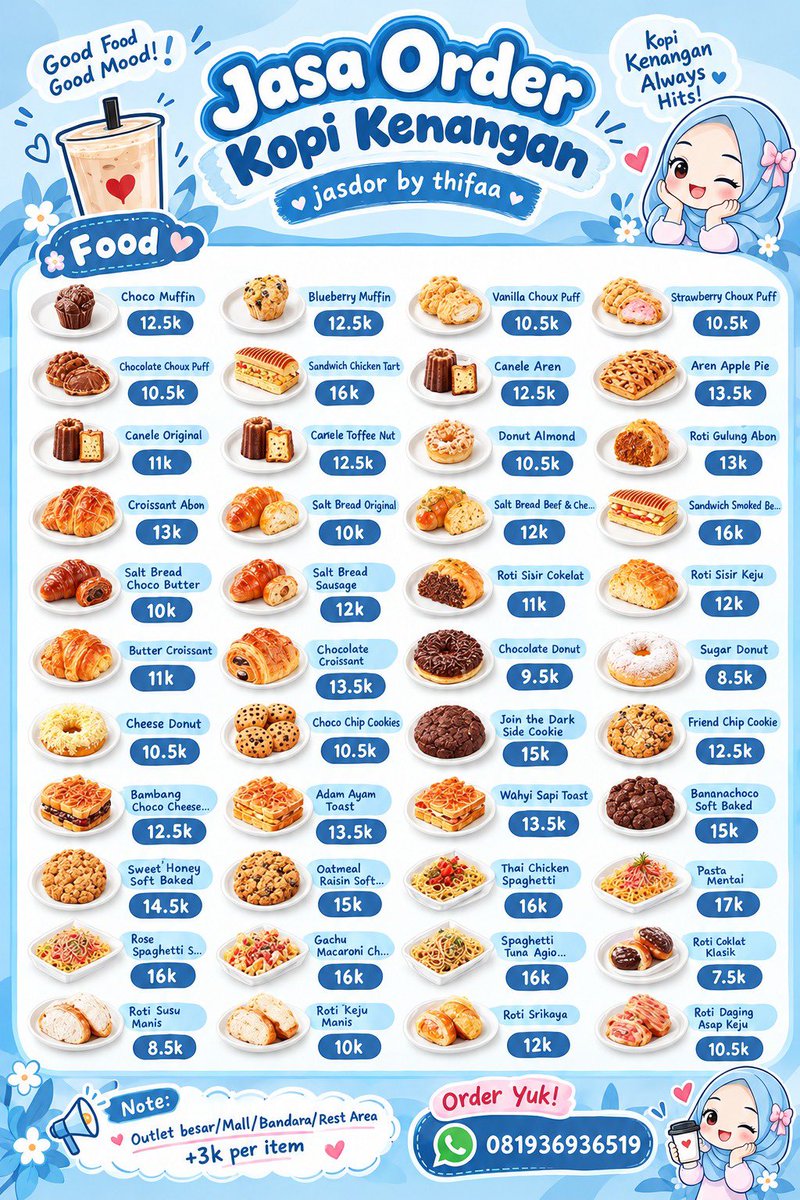 alothifaa's tweet photo. Haloo guys, aku open jasdor Kopken dan bisa satuan yapp🤗
Buat update menu baru &amp; info promo lainnya cuss join di saluran wa kuu https://t.co/nqWDD3E0gZ https://t.co/B5pWYOX2Rb
