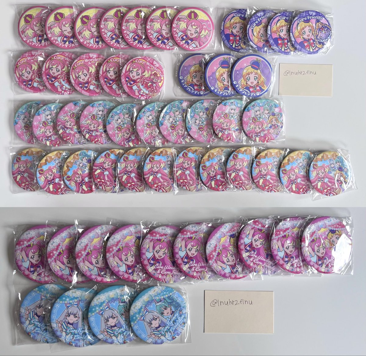 Inuhr2fInu's tweet photo. 【譲渡　交換】わんだふるぷりきゅあ　わんぷり　名探偵プリキュア　たんプリ　BIGホログラム缶バッジ　フルタ缶　買取

【譲】画像1〜2

【求】PayPay定価（308円）＋送料
交換の場合、キュアアルカナ・シャドウ（等身）

比率違い、複数提供可能
郵送のみ/お気軽にお声掛け下さい https://t.co/bJyVvQMeaZ