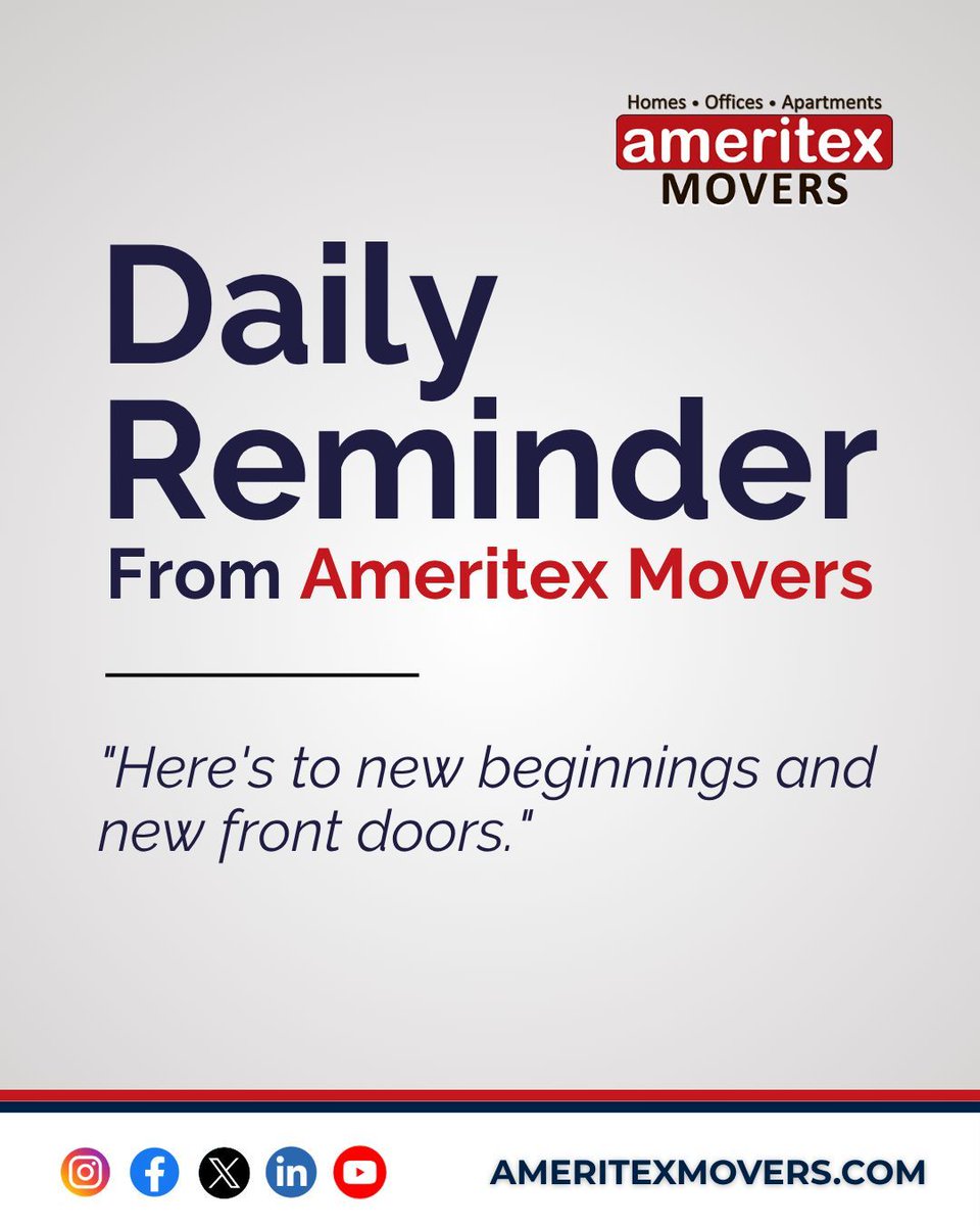 AmeritexMovers's tweet photo. Cheers to new beginnings and the keys to your next adventure. We’re here to make sure your first day in your new home is perfect. #NewHome #HoustonRelocation #AmeritexMovers #MondayVibes https://t.co/Da20tNu2DB