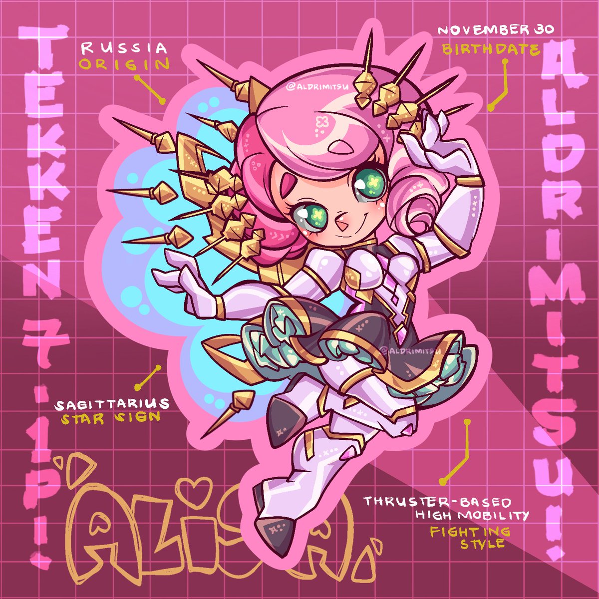 aldrimitsu's tweet photo. ALISA BOSCONOVITCH 💖✨ TEKKEN 7 🤖
Although her OG T6 will always be my favorite, I also loved this mecha redesign EXCEPT for her teal skirt 😭😭 It bothered me for the longest time 🤣🤣
#Tekken8 #鉄拳 #alisa https://t.co/ch0rYNXgnL