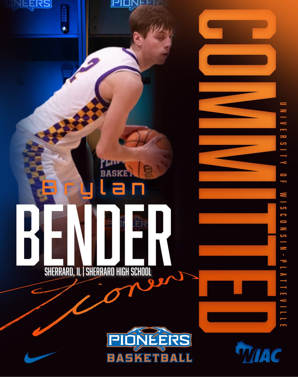 BrylanBender's tweet photo. Committed!! 

I want to thank everyone who’s supported me up to this point, my coaches, teammates, family and friends. Also want to thank Coach Gard and everyone involved with Platteville Basketball for giving me this opportunity. This is just the beginning! Swing the AXE! https://t.co/y8tPQTqT4f