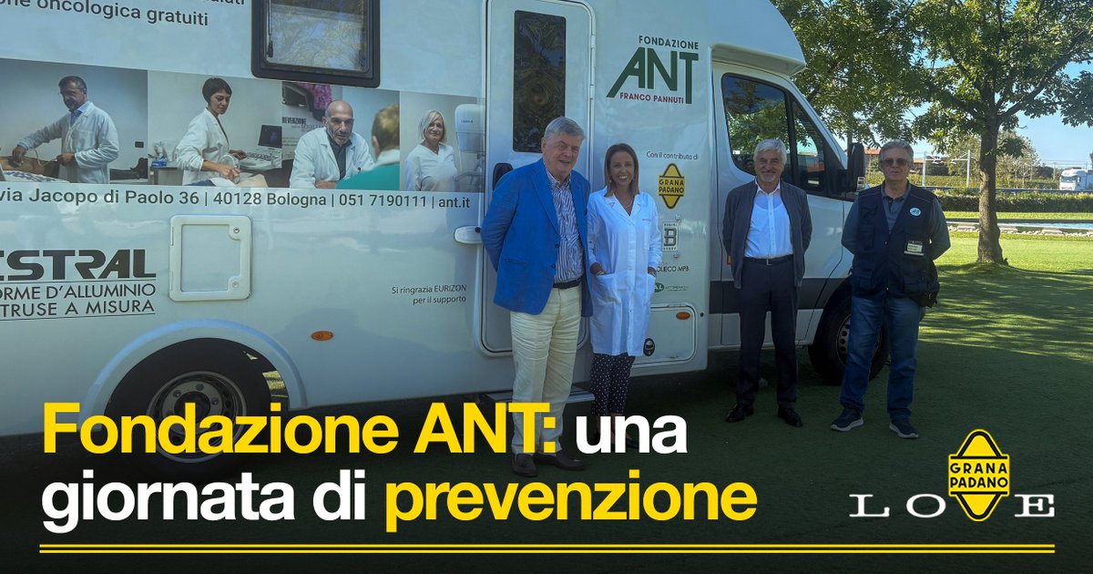 GranaPadanoDOP's tweet photo. Insieme ad ANT, una giornata dedicata alla prevenzione del tumore al seno, con controlli gratuiti nell'ambito del Progetto Mammella presso la sede del Conzorzio. Un'iniziativa che conferma il nostro impegno per la salute e la prevenzione.
Scopri di più: https://t.co/hh5MMjevYE https://t.co/FlLBEWAV2l