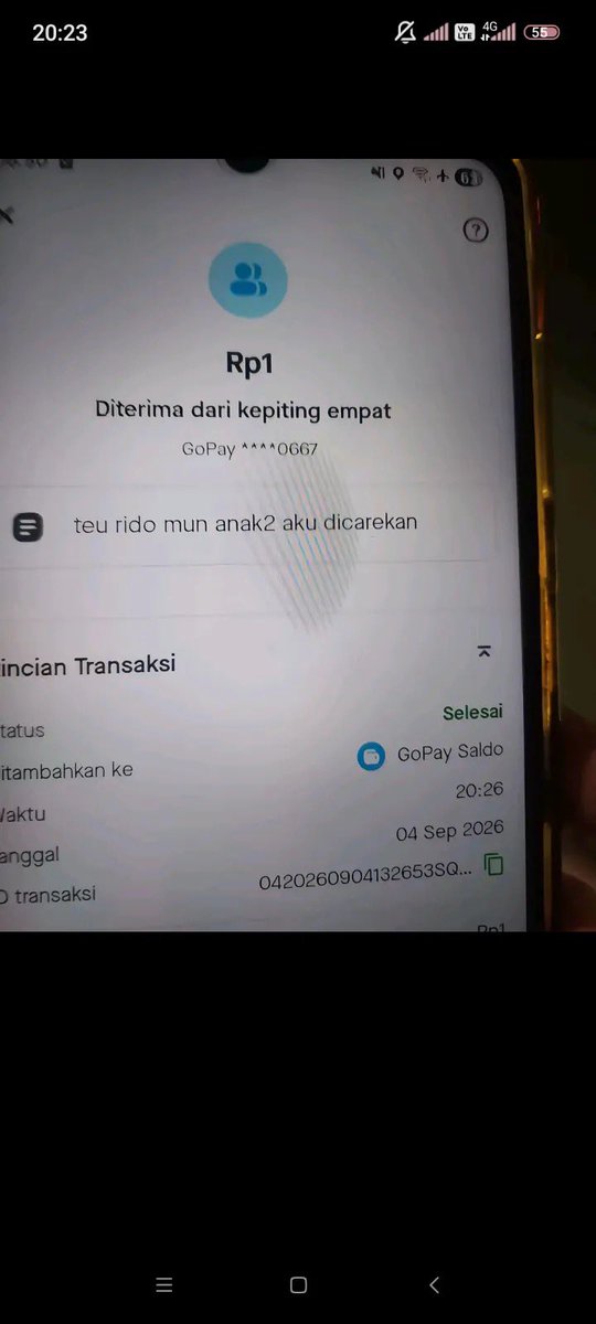 sosmedkeras's tweet photo. Bisa-bisanya selingkuh lewat gopay 😭￼ https://t.co/oVZWBfN0lZ