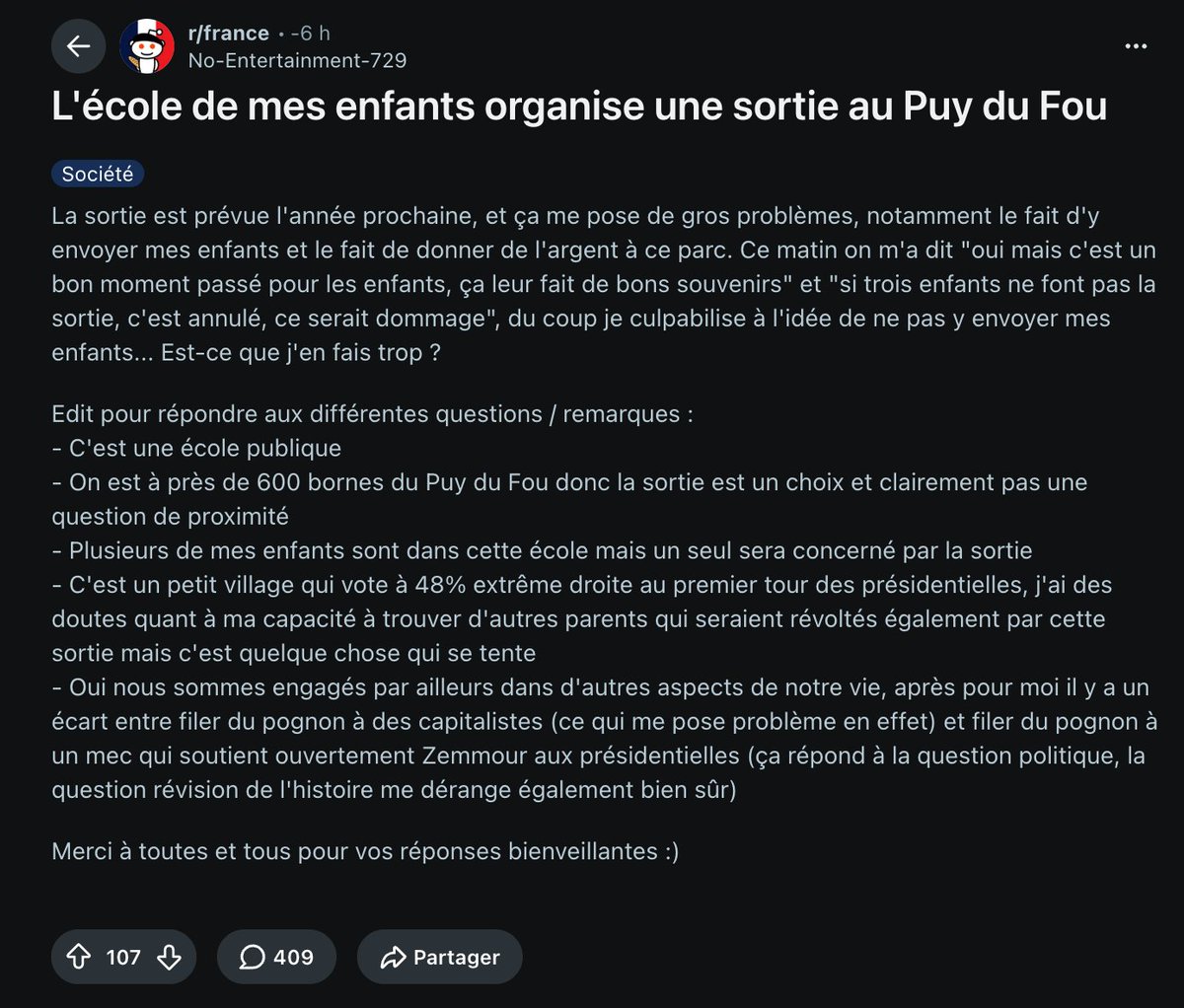 bouliboulibouli's tweet photo. Pendant ce temps, sur Reddit : https://t.co/4AdYLcO6Am