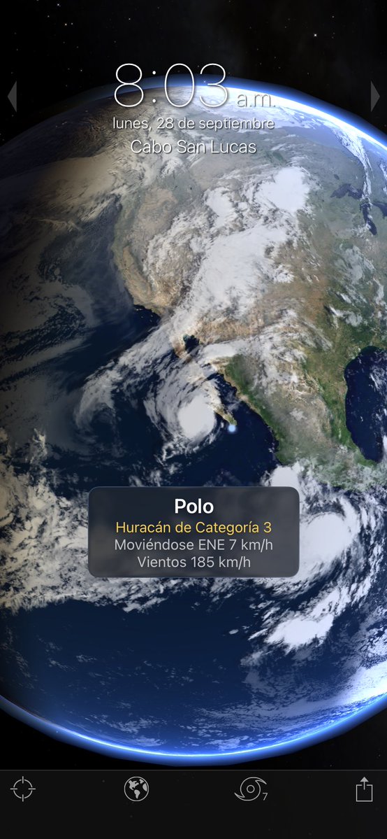 chematierra's tweet photo. INMINENTE IMPACTO DEL PODEROSO HURACÁN POLO CATEGORÍA 3🌀
Actualización 
Septiembre 28/08:00 am

¡Con vientos de 185 km/h y condiciones potencialmente catastróficas, en aproximación a Baja California Sur!

La población debe tomar las precauciones correspondientes y mantenerse bien informados de canales oficiales. Advertencia y vigilancia de Huracán en efecto para las costas en riesgo de BCS y costas de Sonora y Sinaloa 

Ahora: 
- 140 km al W de Cabo San Lázaro, Comondú y
- 365 km al SSW de Santa Rosalía, BCS
Se mueve al NE 17 km/h 

EXTREMAR PRECAUCIONES