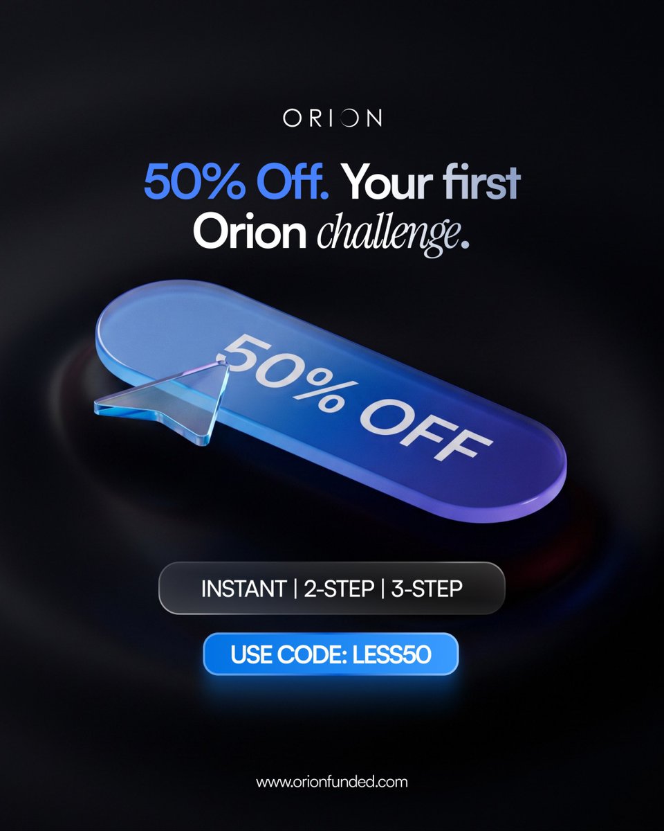 SayLessFX's tweet photo. GIVEAWAY ALERT🔔 

‼️ Officially partnered with @Orionfundedcom  to give out free accounts 

Use code: LESS to get 50% off

2x $10,000 + 6x $5,000 Accounts 

To win: 

1. Follow Me & @Orionfundedcom @JasonJeron @Jephtter @thisMVP 

2. Like & Repost this

3. Tag 1 friend 

4. Register: https://t.co/diJXPUaEpq

Winners in 72 hours