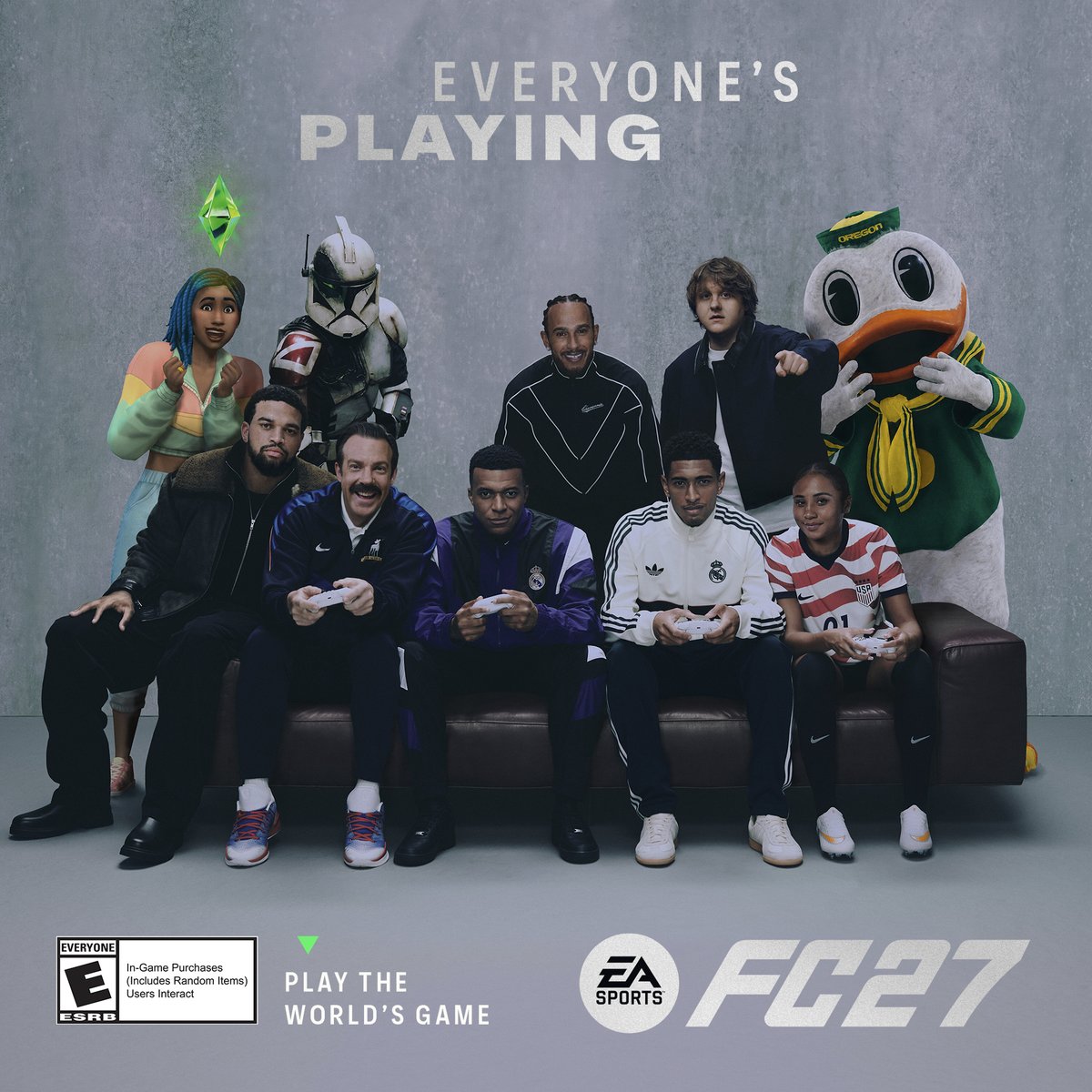 EASPORTSFC's tweet photo. Everyone's playing The World's Game.

Join them in #FC27 now: https://t.co/jpNsH4wvkD https://t.co/0IQkIIi55P
