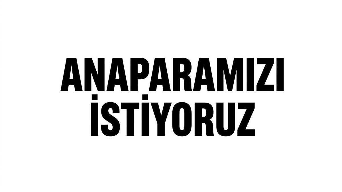 kumardegilfon's tweet photo. 🔴 Biz zengin olmak için değil, birikimimizi korumak için yatırım yaptık.

🔴Kimi evinin kirasını, kimi çocuğunun geleceğini, kimi yıllarca biriktirdiğini emanet etti.

Şimdi tek bir şey istiyoruz ⬇️

 '' ANA PARAMIZI İSTİYORUZ ''

#HALKINSESINIDUYUN #FonMağdurlarıZorDurumda #paramıznerede #thf #tly #tp2 #FonMağdurlarıAçıklamaBekliyor #FonMağduriyetiSonBulsun #spk #bist #fonmağdurları #ppf #ppfödemebekliyor