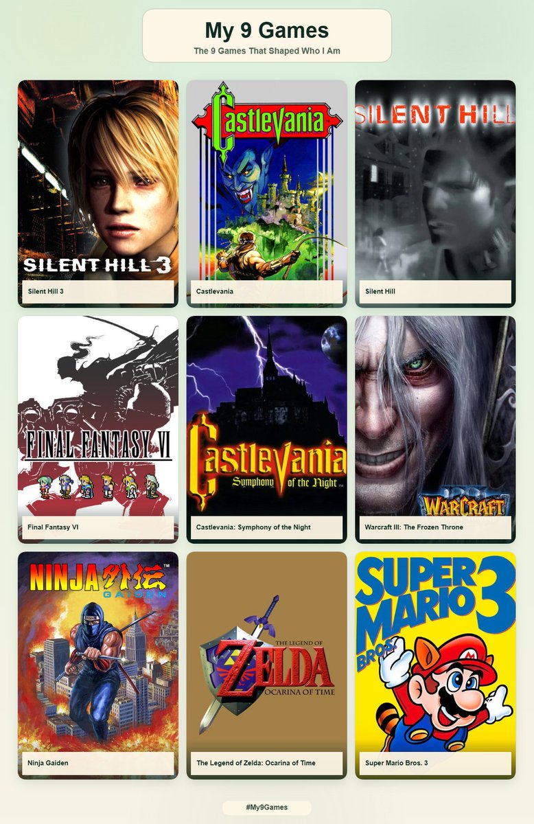 Adolfx_007's tweet photo. My 9 games. https://t.co/T8abhuK9Ts