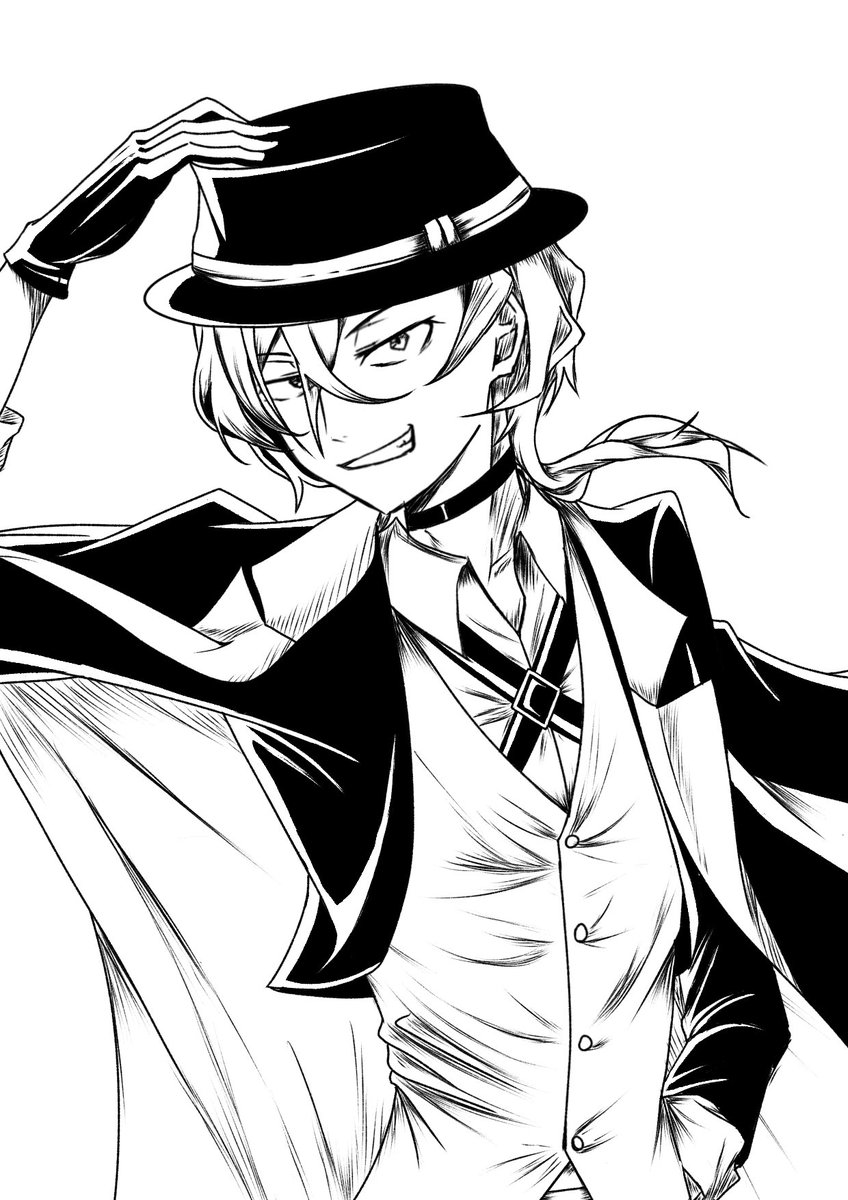 Rx61c2's tweet photo. 素敵帽子くん
 #文スト  #BSD https://t.co/DCMBvZ7wv5