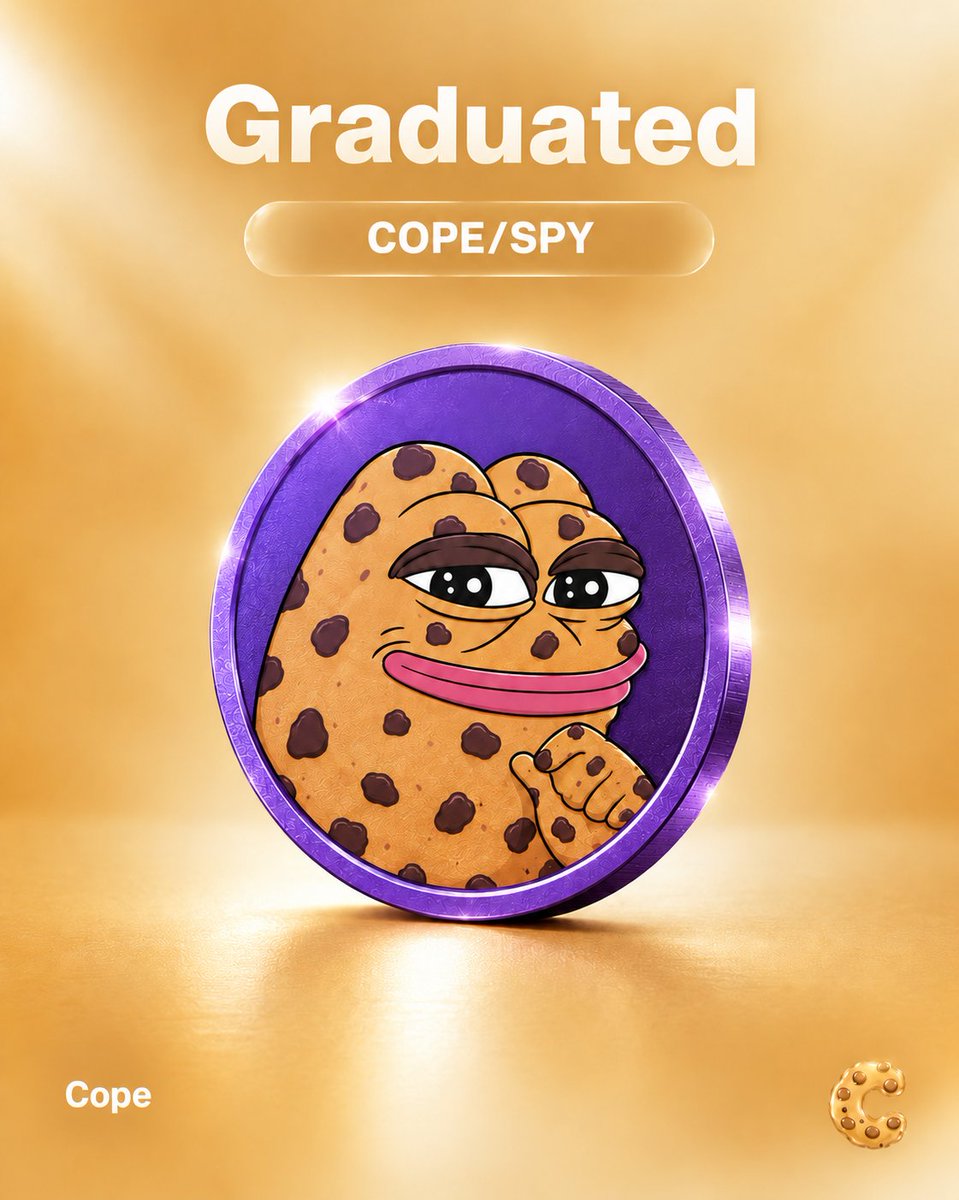 Coorwadotfun's tweet photo. $COPE paired with SPY just graduated on Coorwa. https://t.co/WaZbdA7L5u