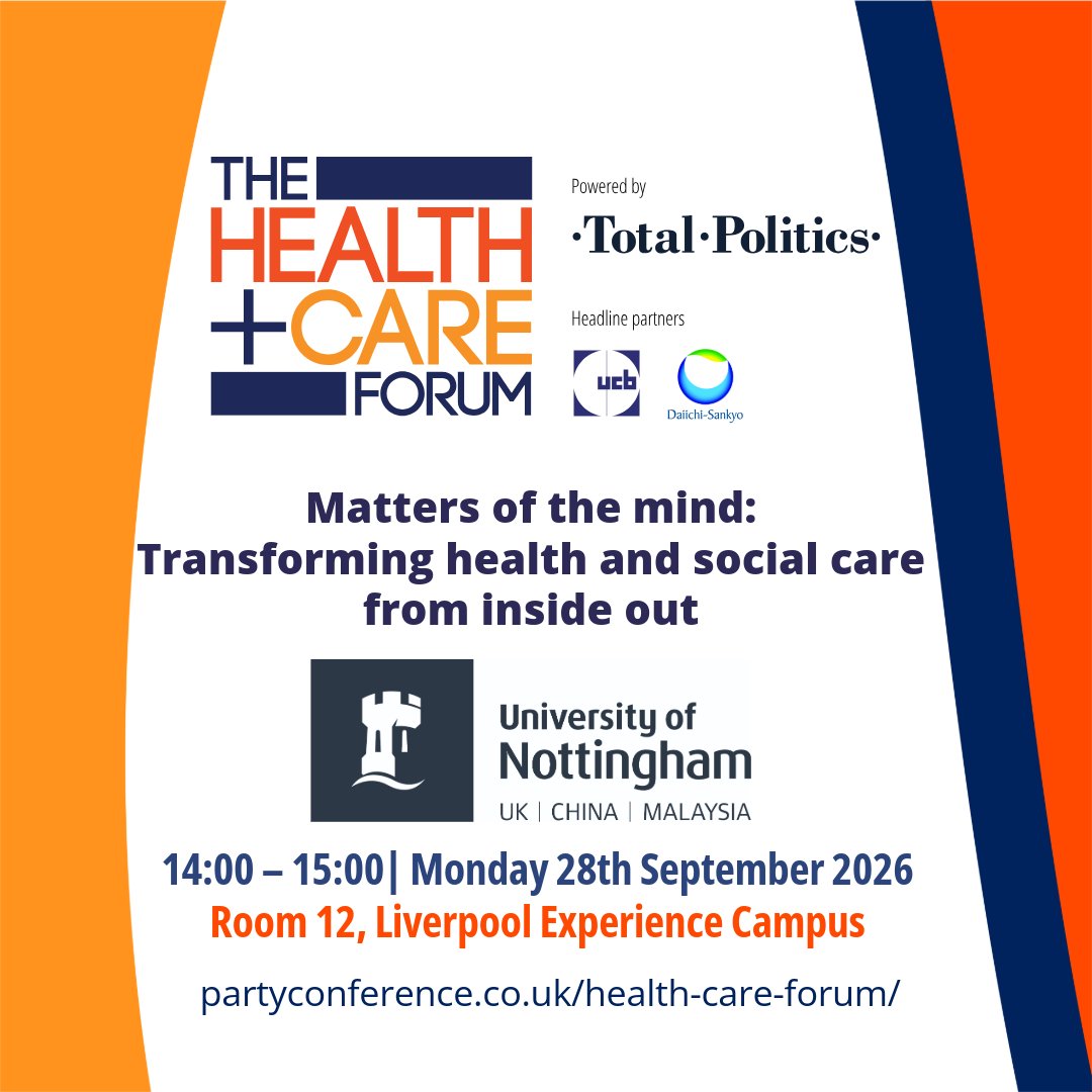TotalPolitics's tweet photo. 2pm Room 12. Scientists & health campaigners discuss revolutionising the way we protect public health and power the NHS. Speakers include @Sarah_Hall81 MP, Member ADHD APPG, @drmaxlwilson Head of the Brain Data Group, Uni of Notts, David Thomas @alzheimerssoc. #Lab26 #HandCF26 https://t.co/bJqDQ0Mp93