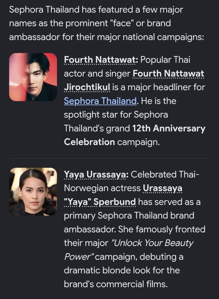 heavenlyeuri's tweet photo. Yaya Urassaya:
- Louis Vuitton House Ambassador 
- SEPHORA TH Brand Ambassador

Fourth Nattawat:
- Louis Vuitton Friend of the House 
- Face of SEPHORA TH

So amazing😭😭😭👏👏👏❤️❤️❤️

#Fourthnattawat #โฟร์ทณัฐวรรธน์ https://t.co/6aXiGgEeMs