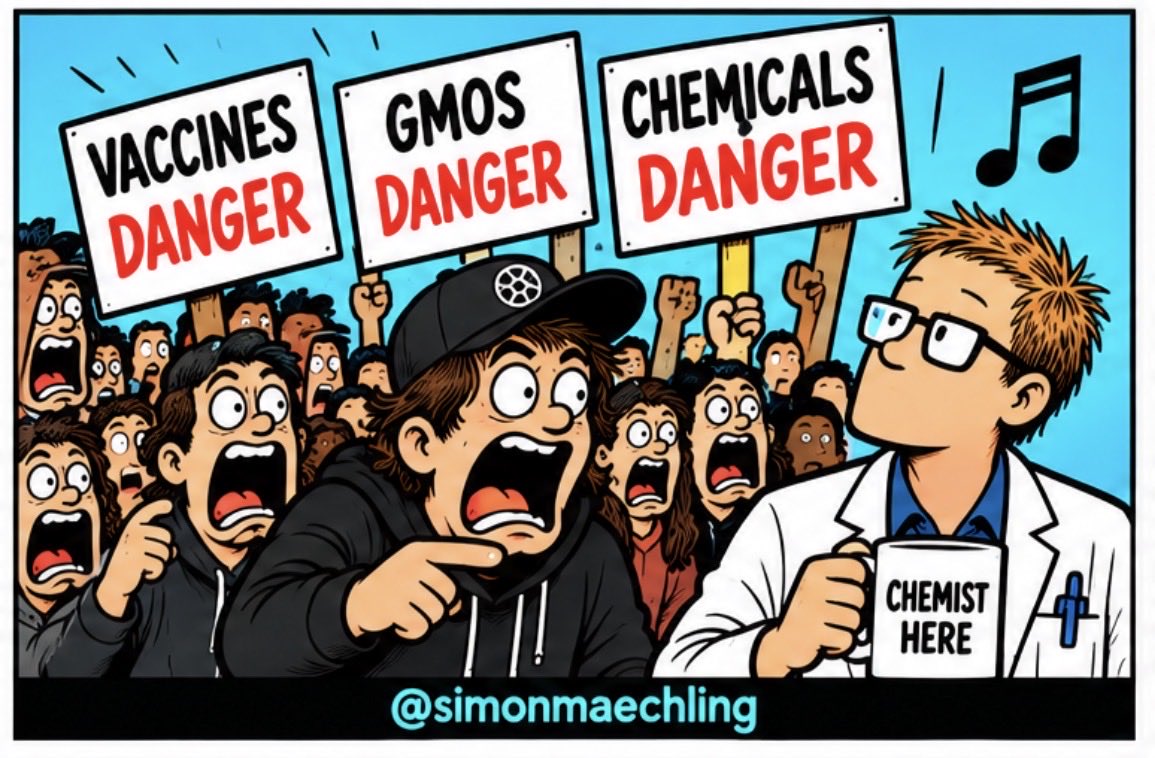 simonmaechling's tweet photo. Science became so good at keeping us safe that people started believing the things keeping us safe were the danger. https://t.co/MTJyDs4gfm