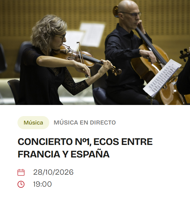 FundBaluarte's tweet photo. 🎶 ¡Abiertas las inscripciones de #EnclaveFortissimo!
Desde hoy lunes, reserva tu plaza para las primeras actividades: una audición guiada y dos conciertos de cámara en @CivicanFCN.
🎟️Entrada gratuita con reserva previa.
Más info: 👇
https://t.co/iE5uuvKvRF https://t.co/5tYezbl1xn