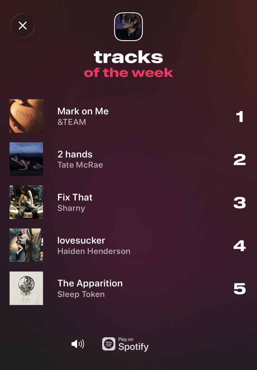wenolily's tweet photo. #tracksOfTheWeek https://t.co/Lh3mdWkdCT