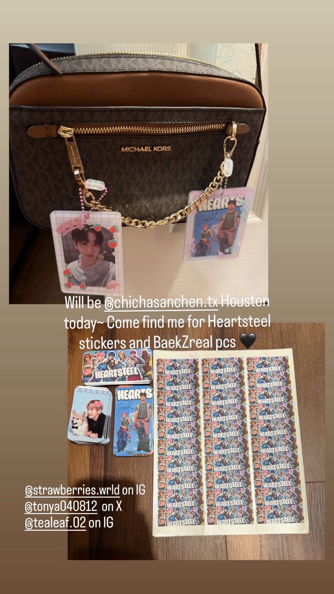 Tonya040812's tweet photo. I will be at ChiCha San Chen Houston to give out Heartsteel stickers and BaekZreal pcs~ Please come find me and get a freebie 🖤

#HEARTSTEEL‌ #chichasanchen #leagueoflegends #baekzreal #baekhyun https://t.co/eNFkkkPQ2H