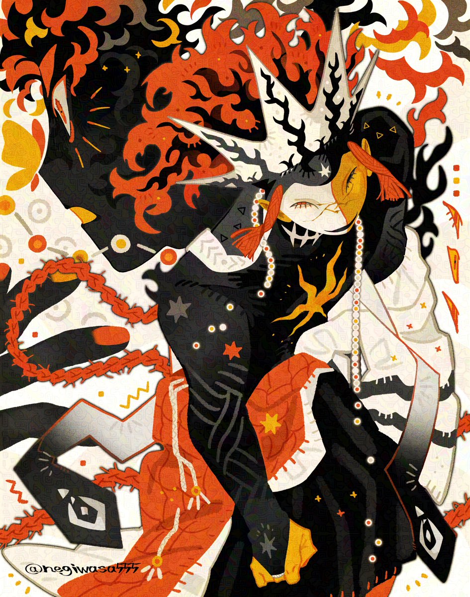 negiwasa555's tweet photo. 描いてて楽しかった絵 https://t.co/1vjXTbToQU