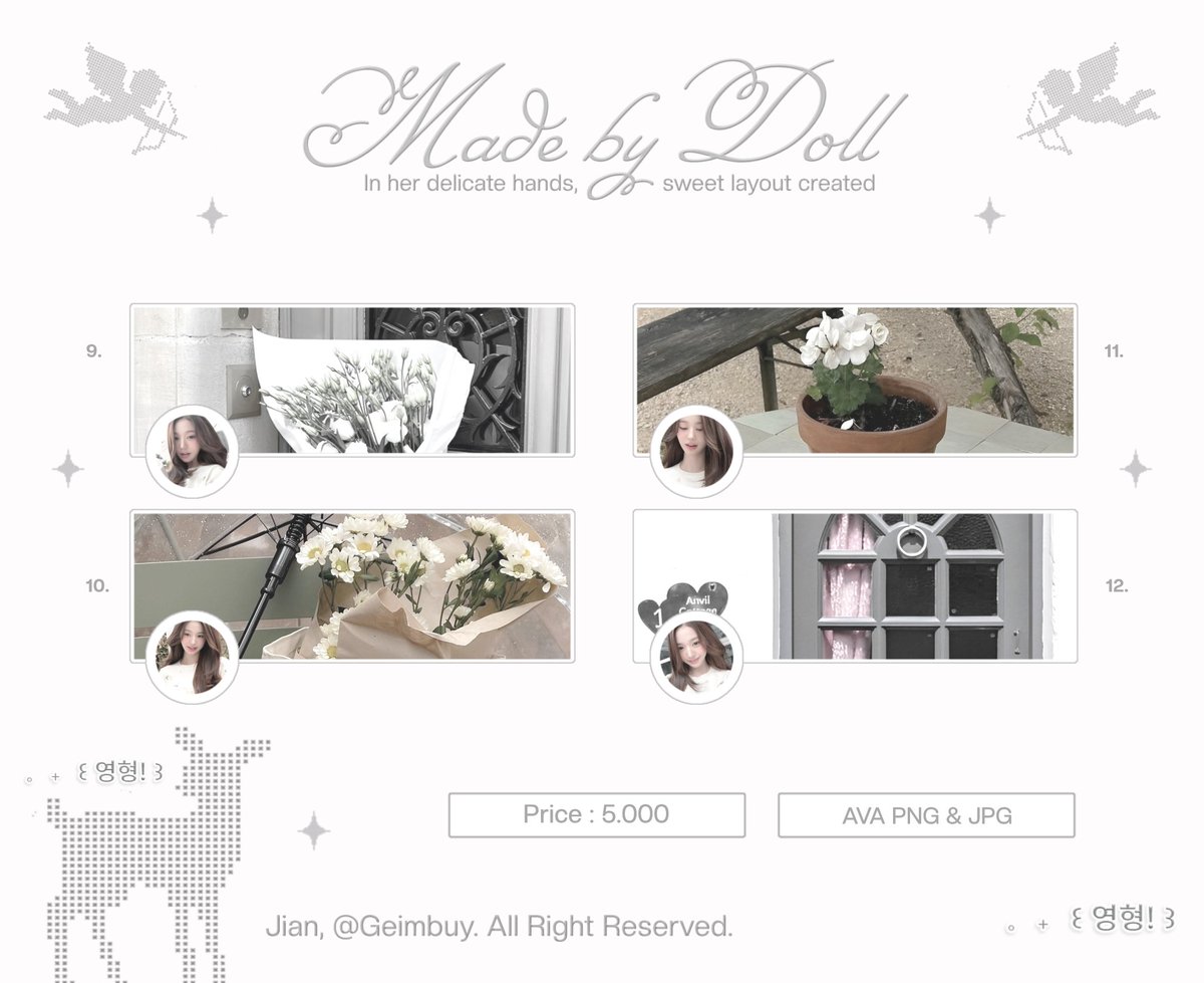 Geimbuy's tweet photo. ⠀
help repost, tysm!

❤︎ : 21 layout ready stock, Jang Wonyoung.
❤︎ : IDR  5.000
❤︎ : get ava png &amp; jpg

DM or tele for take, xx. 

#zonauang  #bealanja
⠀ https://t.co/r6PH3a7i03
