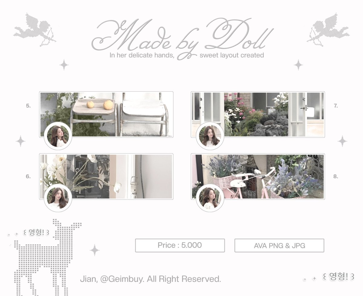 Geimbuy's tweet photo. ⠀
help repost, tysm!

❤︎ : 21 layout ready stock, Jang Wonyoung.
❤︎ : IDR  5.000
❤︎ : get ava png &amp; jpg

DM or tele for take, xx. 

#zonauang  #bealanja
⠀ https://t.co/r6PH3a7i03