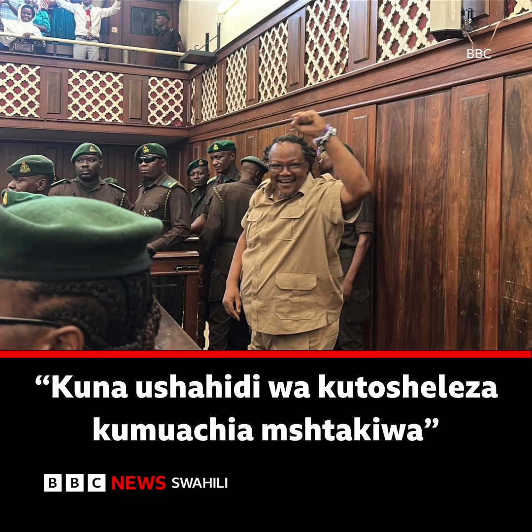 bbcswahili's tweet photo. Lissu:Hakuna ushahdi wa kumfunga mshtakiwa
https://t.co/1jkHcSExHZ https://t.co/iT8lYEAC37
